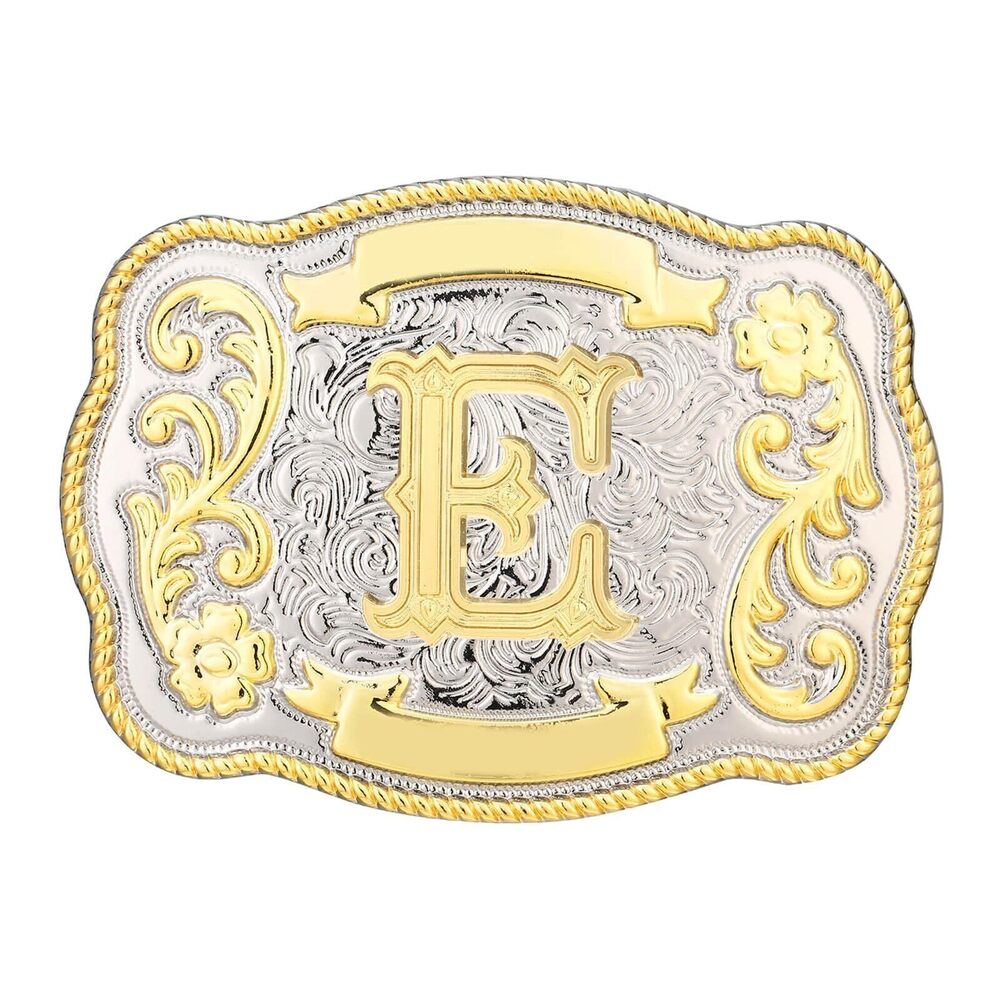 2016 Belt Buckle Western Cowboy Cowgirl Rodeo Vintage Initial Letter